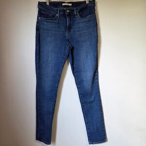 EUC LEVI'S 311 SHAPING SKINNY BLUE STRETCH JEANS SIZE 31